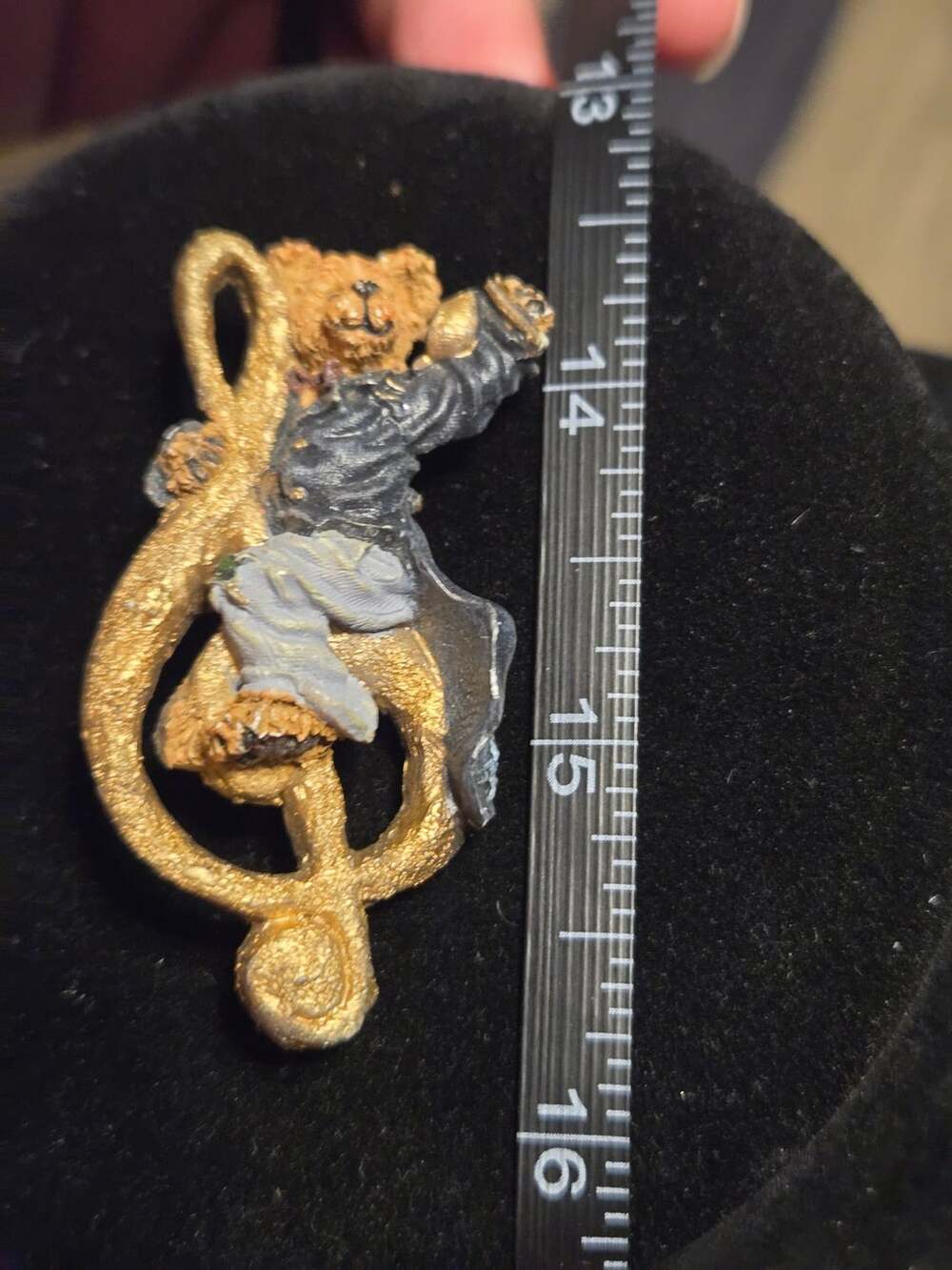 Boyds Bears & Friends BearWear Bearthoven Music Note Treble Clef Pin